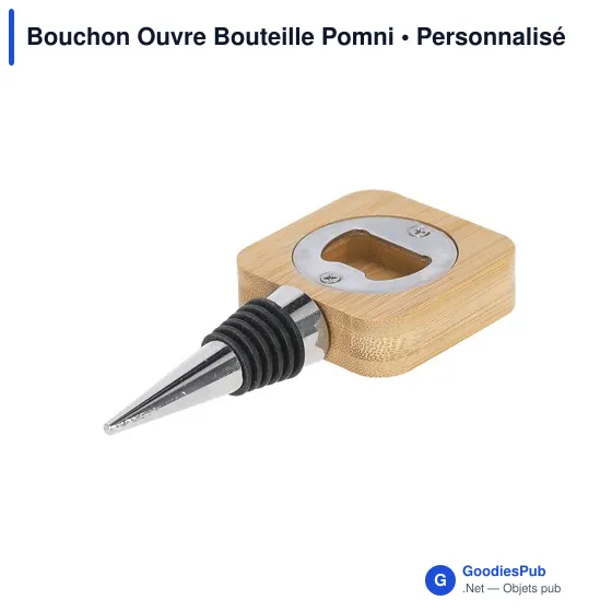 Bouchon Ouvre Bouteille Personnalisable avec Logo - Pomni - Image 9