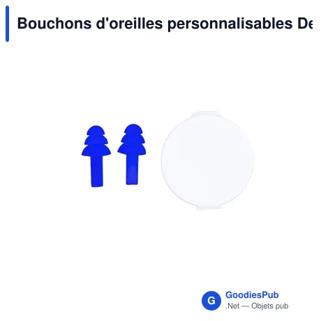 Bouchons d'oreilles personnalisables Dedly pour logo - Sécurité
