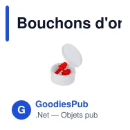 Bouchons d'oreilles personnalisables Dedly pour logo - Sécurité - Miniature 12