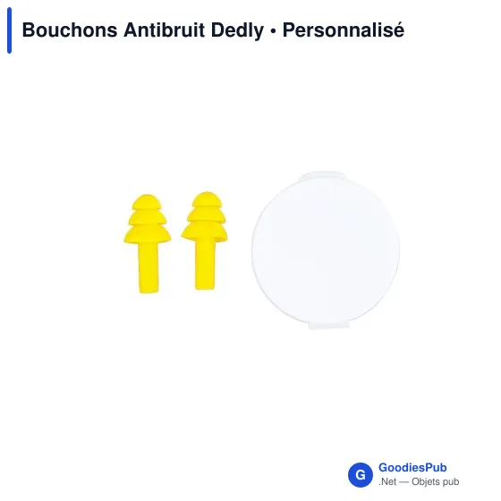 Bouchons d'oreilles personnalisables Dedly pour logo - Sécurité - Image 5