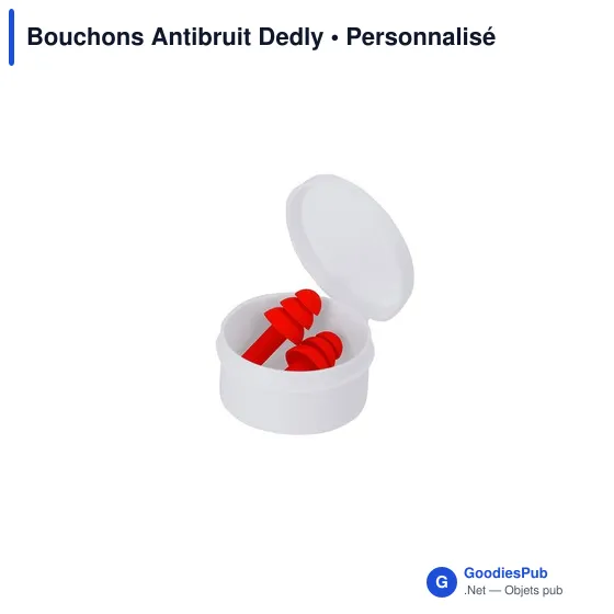 Bouchons d'oreilles personnalisables Dedly pour logo - Sécurité - Image 8