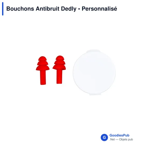 Bouchons d'oreilles personnalisables Dedly pour logo - Sécurité - Image 9