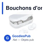 Bouchons d'oreille personnalisables en silicone avec logo - Travel-Comfort - Miniature 2