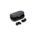 Variante Noir - Bouchons d'oreille personnalisables en silicone avec logo - Travel-Comfort