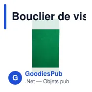 Bouclier de visage et de cou personnalisable avec logo | Oskarine - Miniature 11
