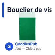 Bouclier de visage et de cou personnalisable avec logo | Oskarine - Miniature 12