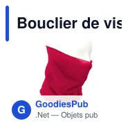 Bouclier de visage et de cou personnalisable avec logo | Oskarine - Miniature 5
