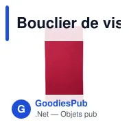 Bouclier de visage et de cou personnalisable avec logo | Oskarine - Miniature 8