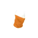 Variante orange - Bouclier de visage et de cou personnalisable avec logo | Oskarine