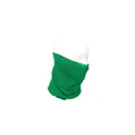Variante vert - Bouclier de visage et de cou personnalisable avec logo | Oskarine