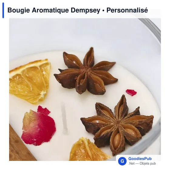 Bougie aromatique personnalisable Dempsey avec logo - Image 4