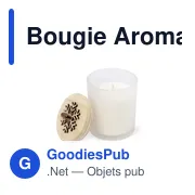 Bougie Aromatique Lilnax - Miniature 1