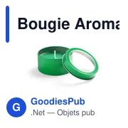 Bougie Aromatique Sioko - Miniature 1