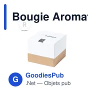 Bougie Aromatique personnalisable Windu avec logo pour entreprises - Miniature 2