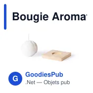 Bougie Aromatique personnalisable Windu avec logo pour entreprises - Miniature 4