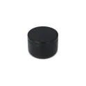 Variante Noir - Bougie non parfumée personnalisable en boîte recyclée avec logo - Asana