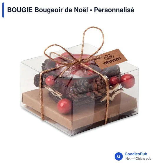 BOUGIE Bougeoir de Noël - Image 4