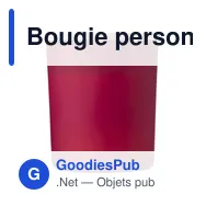 Bougie personnalisable en verre Josiah avec logo - Miniature 11