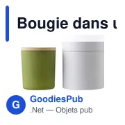 Bougie personnalisable en verre Josiah avec logo - Miniature 4