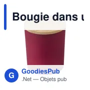 Bougie personnalisable en verre Josiah avec logo - Miniature 5