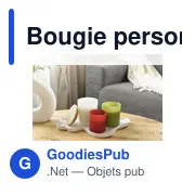 Bougie personnalisable en verre Josiah avec logo - Miniature 8
