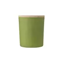 Variante vert - Bougie personnalisable en verre Josiah avec logo