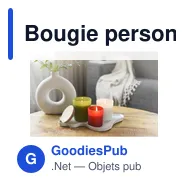 Bougie personnalisable dans un contenant en verre Lucas avec logo - Miniature 9