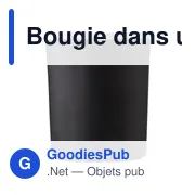Bougie dans un contenant en verre Matthew - Miniature 1