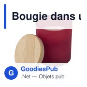 Bougie dans un contenant en verre Matthew - Miniature 2
