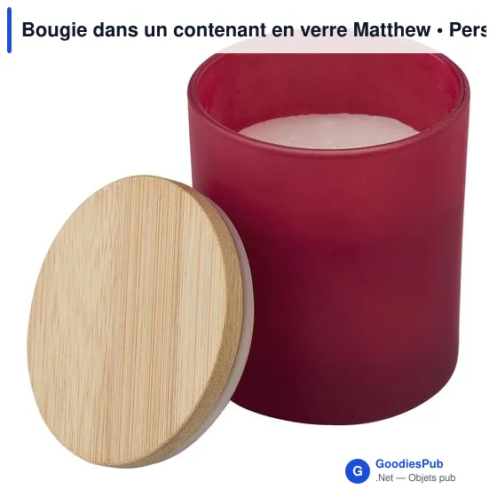 Bougie dans un contenant en verre Matthew - Image 2