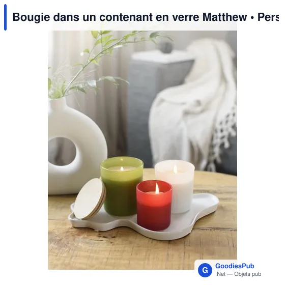 Bougie dans un contenant en verre Matthew - Image 11