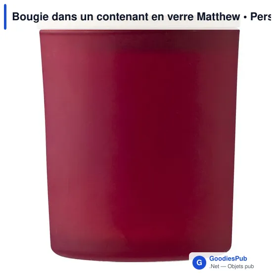 Bougie dans un contenant en verre Matthew - Image 3