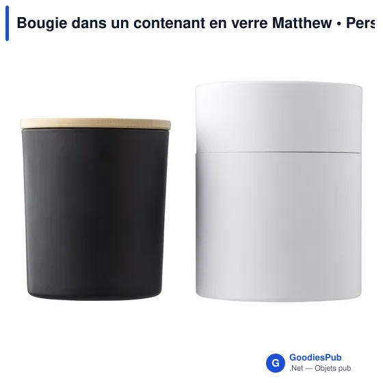 Bougie dans un contenant en verre Matthew - Image 4