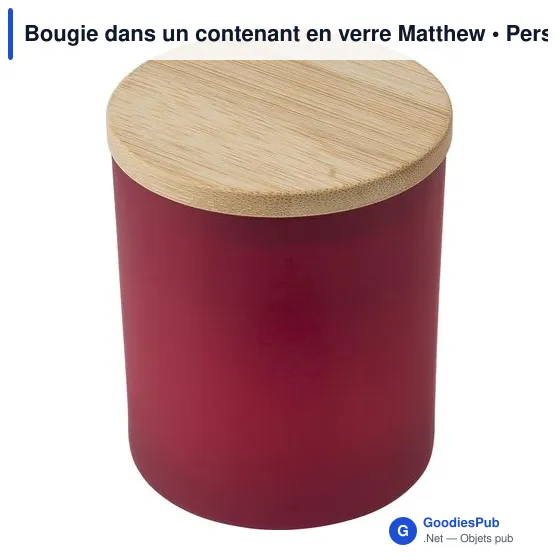 Bougie dans un contenant en verre Matthew - Image 6