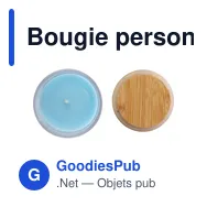 Bougie personnalisable en verre Riven avec logo - Miniature 12