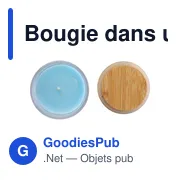 Bougie personnalisable en verre Riven avec logo - Miniature 3
