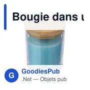 Bougie personnalisable en verre Riven avec logo - Miniature 4