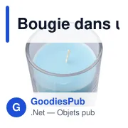 Bougie personnalisable en verre Riven avec logo - Miniature 7