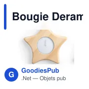 Bougie personnalisable Deram avec logo pour entreprises - Miniature 4