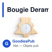 Bougie personnalisable Deram avec logo pour entreprises - Miniature 5