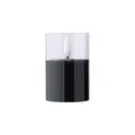 Variante noir - Bougie LED personnalisable en PP Serin avec logo