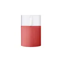 Variante rouge - Bougie LED personnalisable en PP Serin avec logo