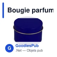 Bougie parfumée personnalisable en boîte d'étain recyclé avec logo - Dhyana - Miniature 5