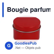 Bougie parfumée personnalisable en boîte d'étain recyclé avec logo - Dhyana - Miniature 6