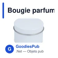 Bougie parfumée personnalisable en boîte d'étain recyclé avec logo - Dhyana - Miniature 7