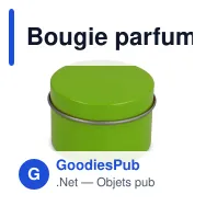 Bougie parfumée personnalisable en boîte d'étain recyclé avec logo - Dhyana - Miniature 8
