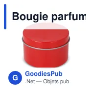 Bougie parfumée personnalisable en grande boîte recyclée avec logo - Kirtan - Miniature 6