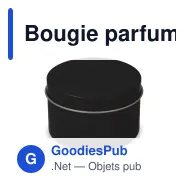 Bougie parfumée personnalisable en grande boîte recyclée avec logo - Kirtan - Miniature 8