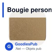 Bougie personnalisable senteur vanille avec logo - Laurie - Miniature 9