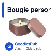 Bougie personnalisable senteur vanille avec logo - Laurie - Miniature 10